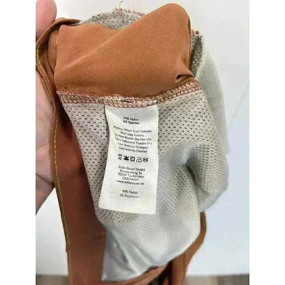 Eddie Bauer Shorts Men's 40 Outdoor Hiking Camping Nylon Stretch Adobe Travex - Picture 5 of 8